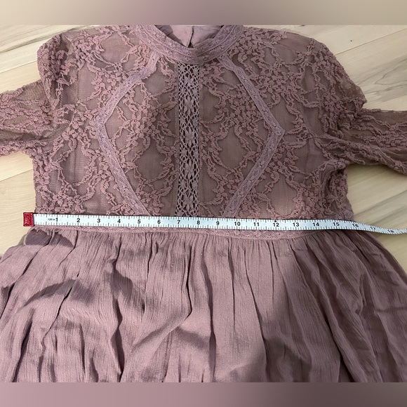 American Eagle Outfitters Fairycore Boho Festival Bell Sleeve Top Small - Picture 6 of 15